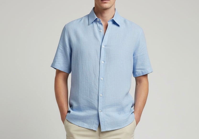 Men’s Linen Short Sleeve Shirts