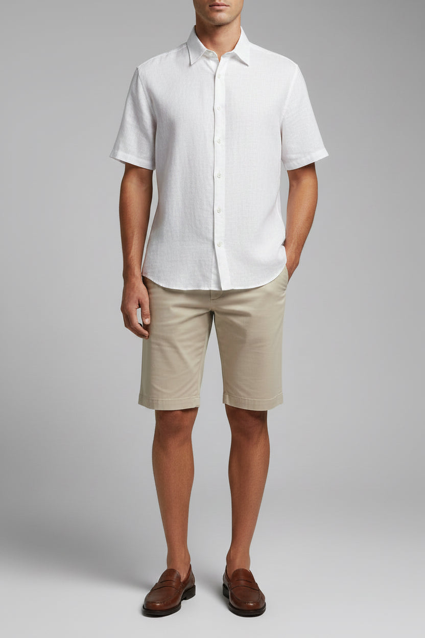 Short Sleeve Shirt Bianco Sartoriale size S