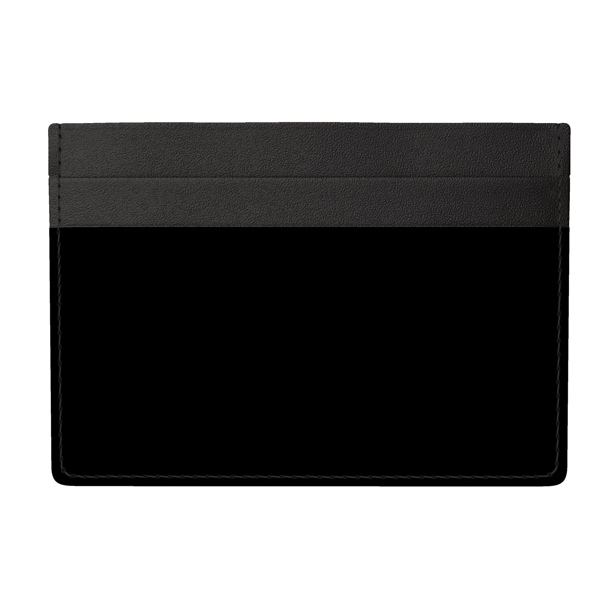 Leather Card Holder Noir Majesté