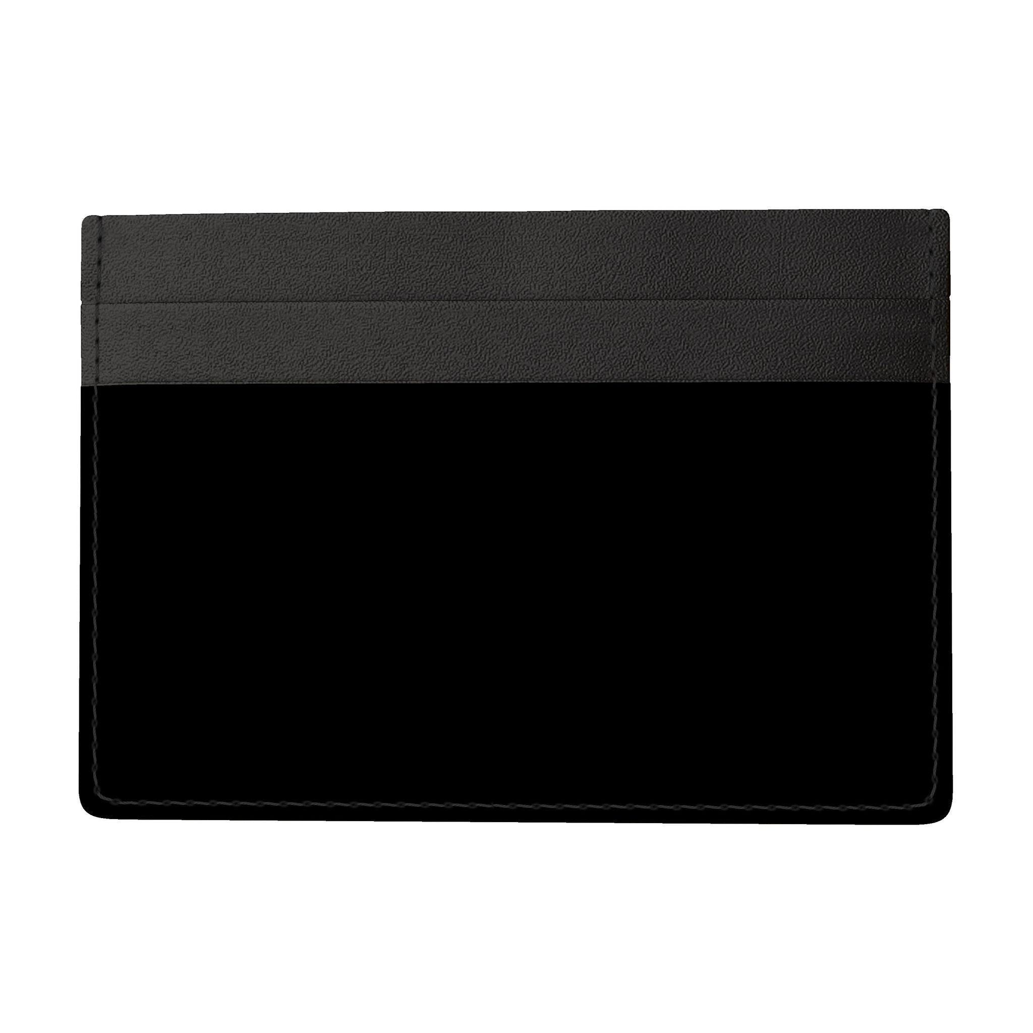 Leather Card Holder Noir Majesté