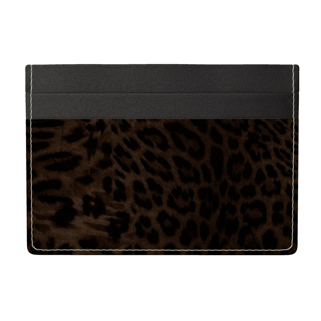Leather Card Holder Panthère Héritage