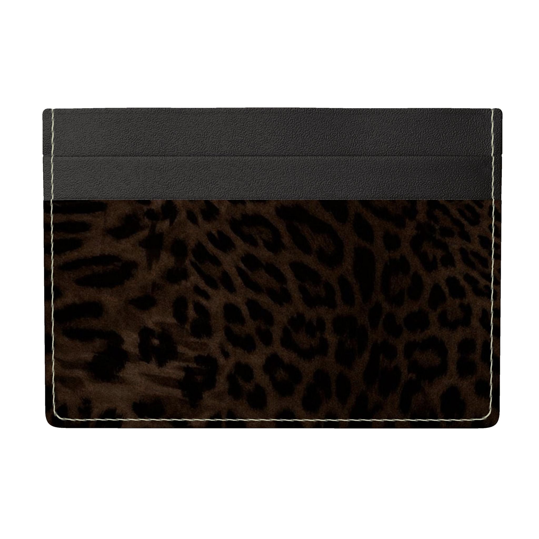 Leather Card Holder Panthère Héritage