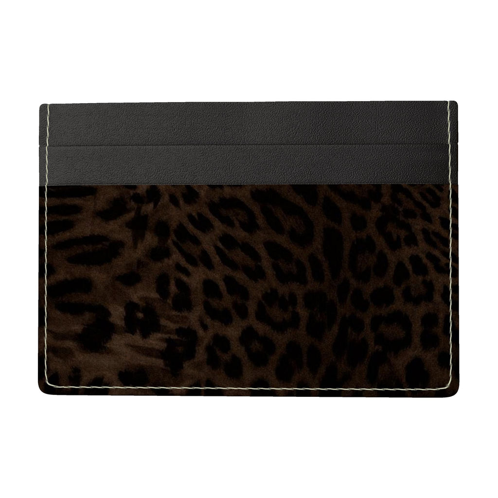 Leather Card Holder Panthère Héritage