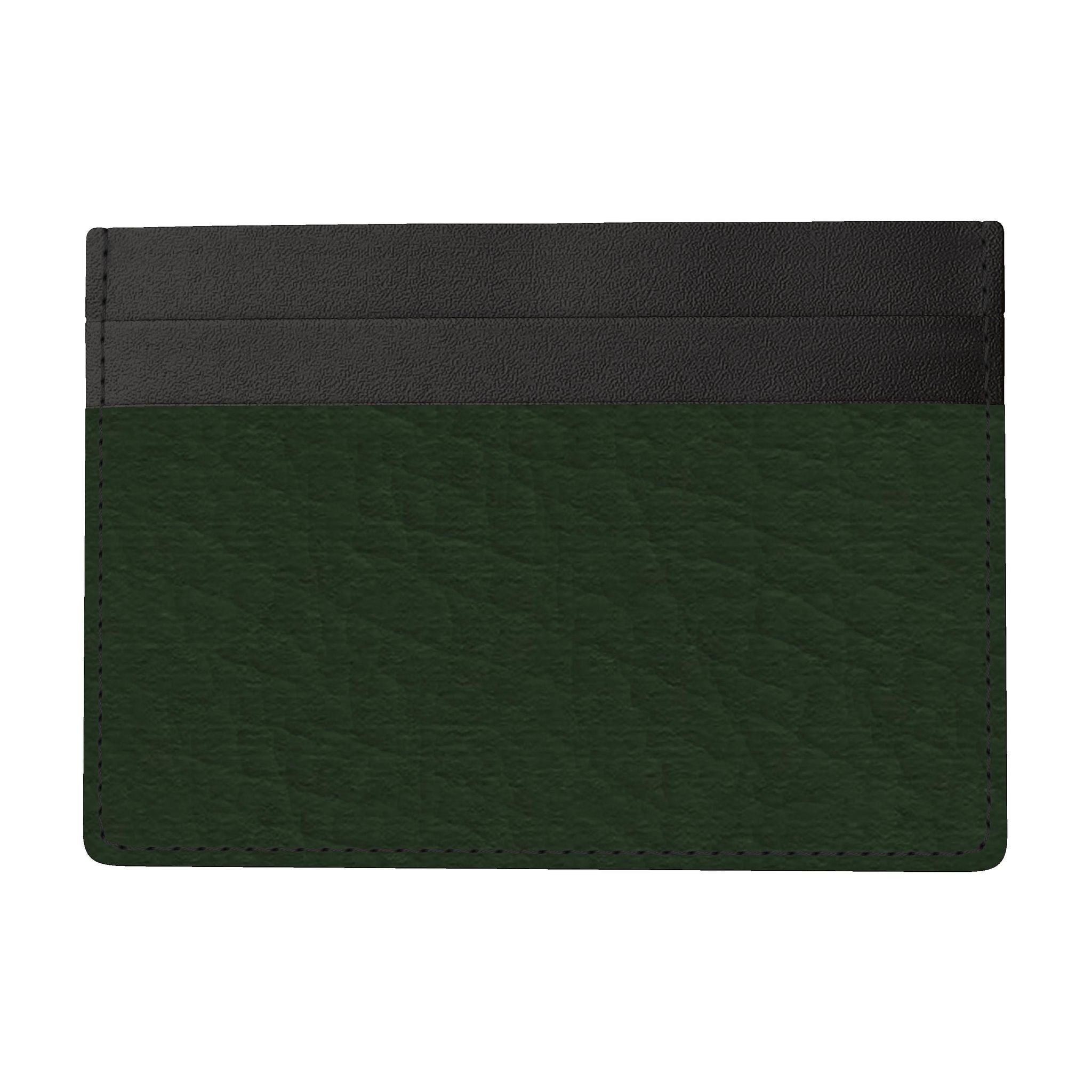 Leather Card Holder Regal Verde