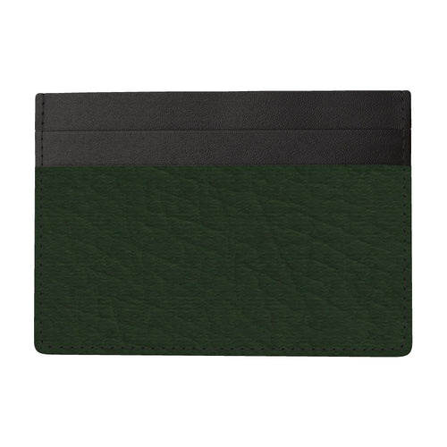 Leather Card Holder Regal Verde