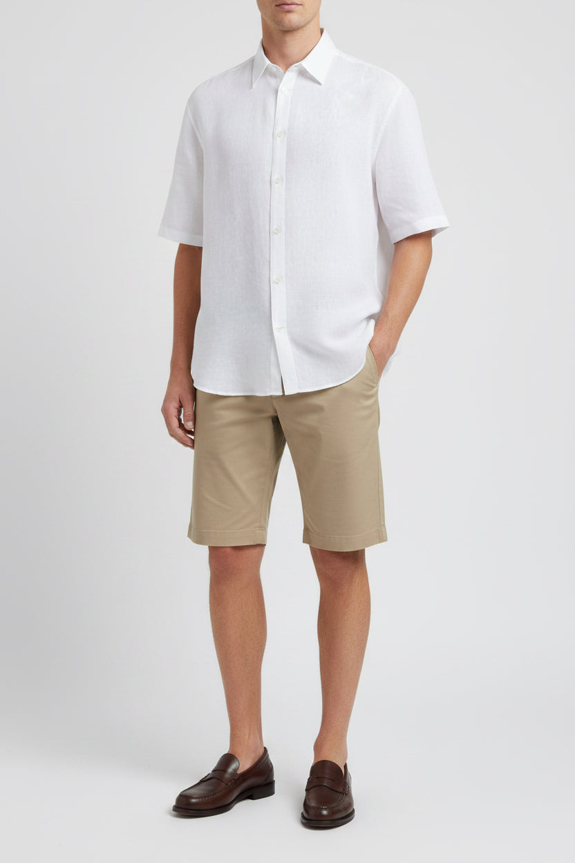 Short Sleeve Shirt Bianco Sartoriale size XL
