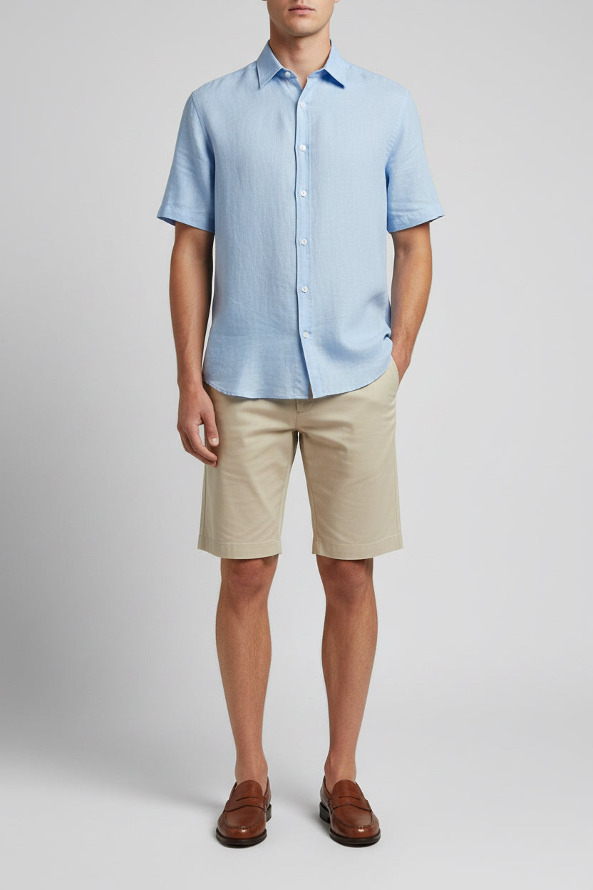 Short Sleeve Shirt Celestial Blue size S