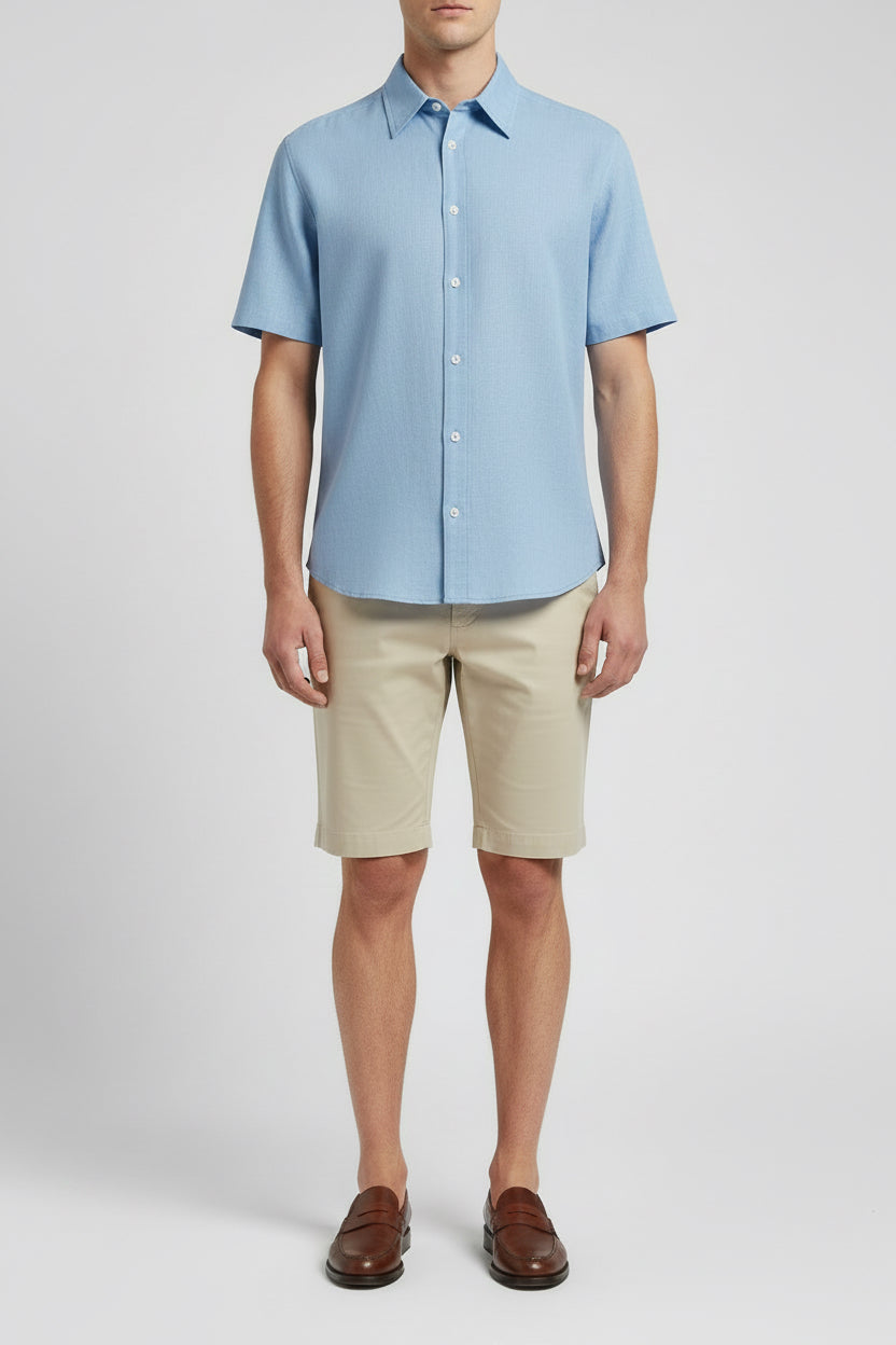 Short Sleeve Shirt Celestial Blue size M