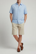 Short Sleeve Shirt Celestial Blue size L
