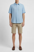 Short Sleeve Shirt Celestial Blue size 4XL