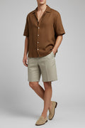 Short Sleeve Shirt Espresso size XL