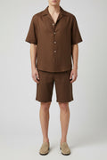 Short Sleeve Shirt Espresso size 3 XL