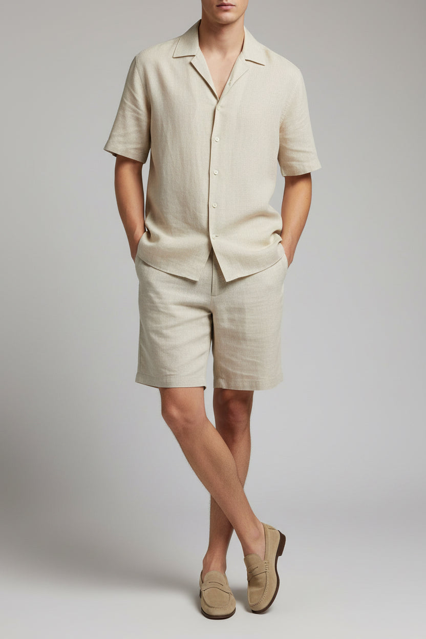 Short Sleeve Shirt Alabaster size S