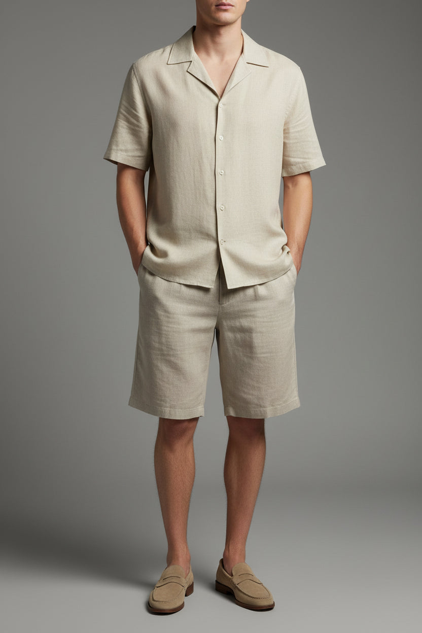 Short Sleeve Shirt Alabaster size L