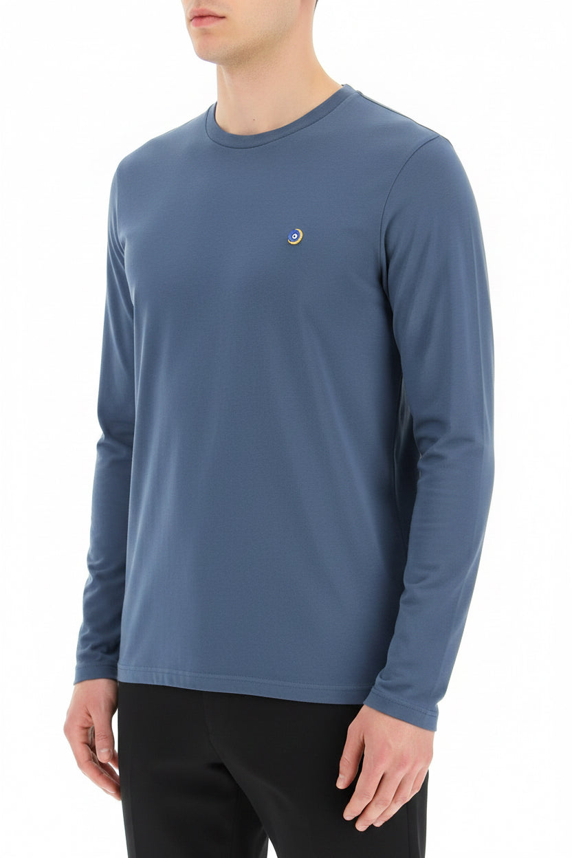 Cotton Long Sleeve Crew