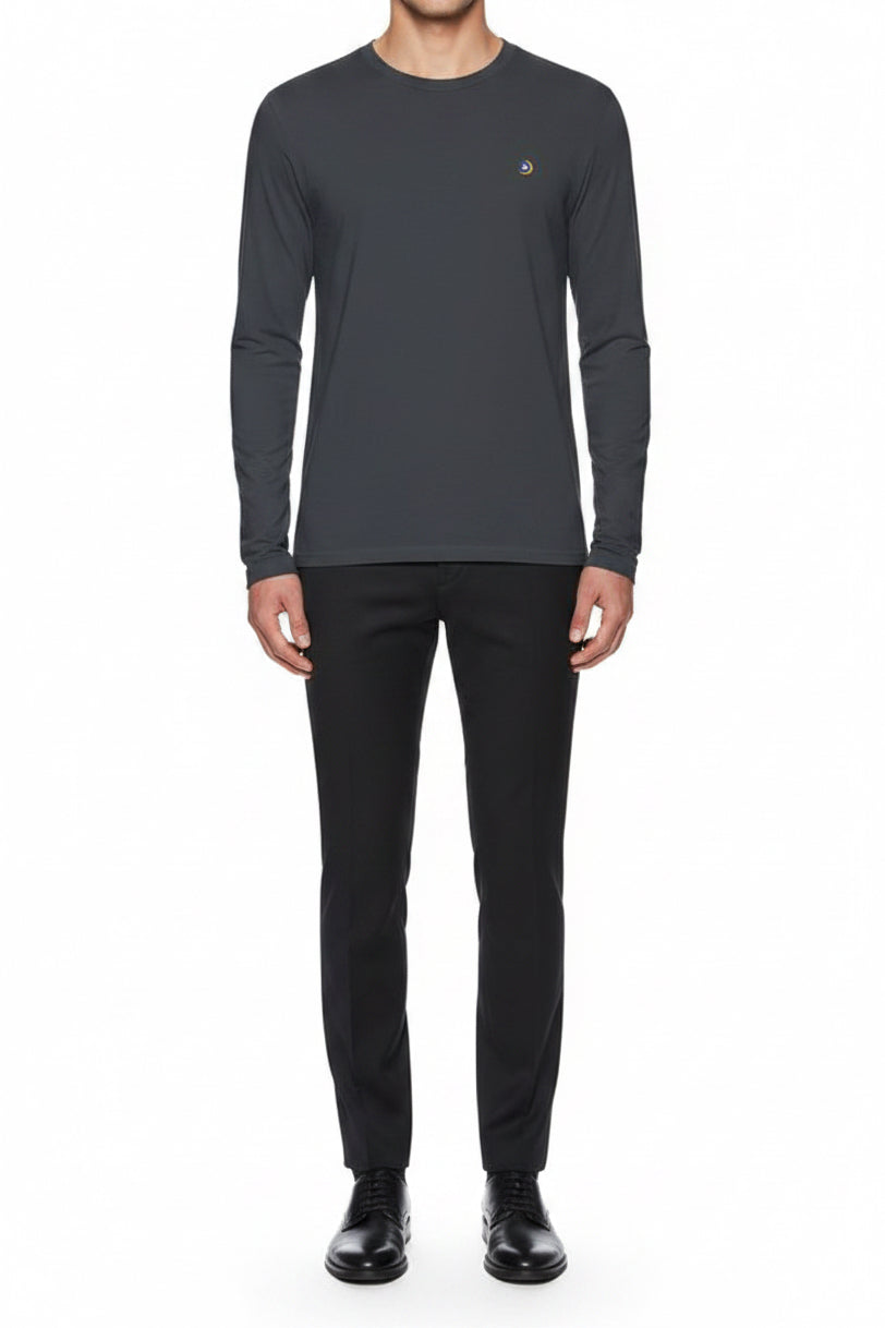 Cotton Long Sleeve Crew