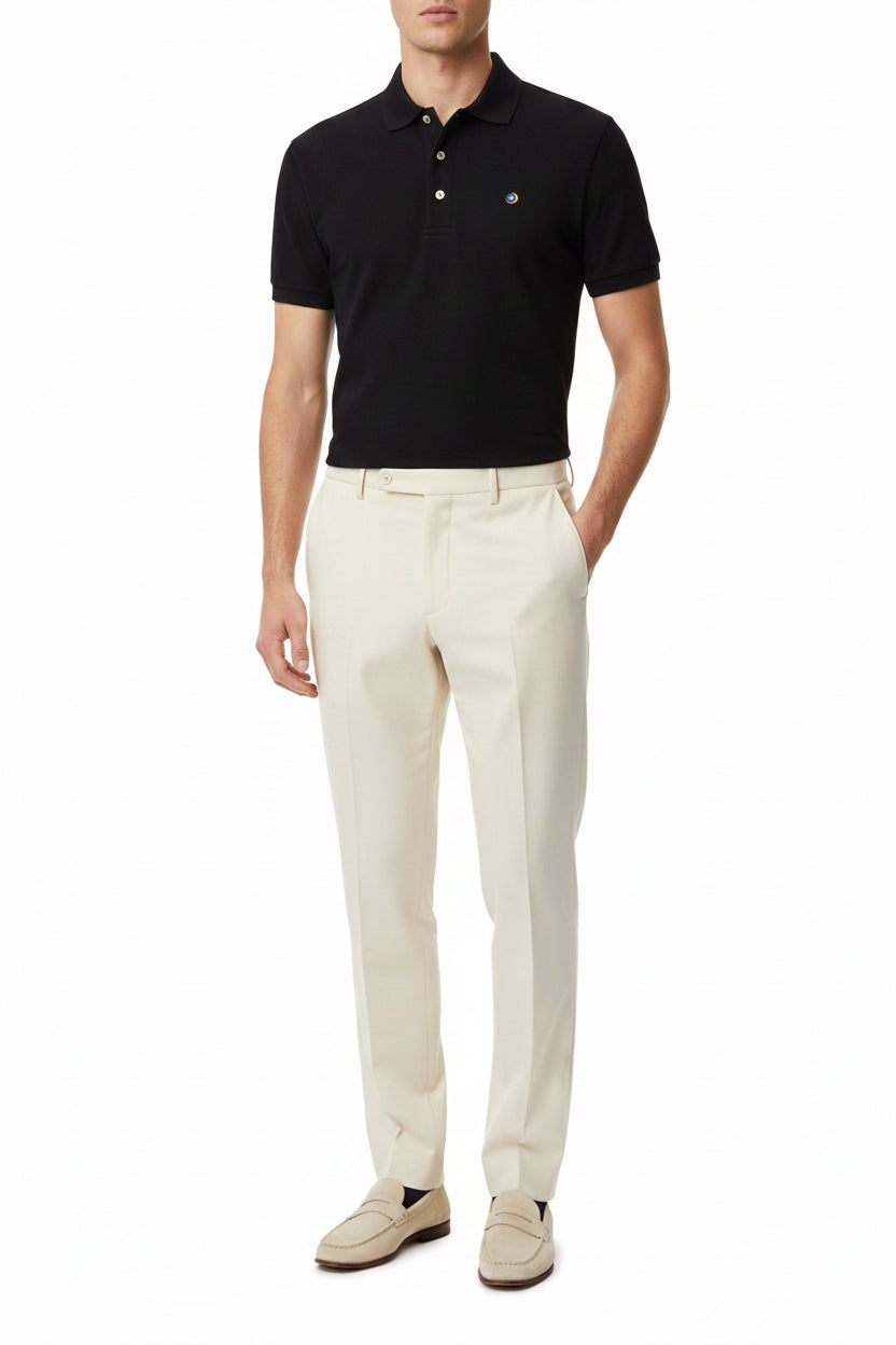 Heavyweight Cotton Pique Polo