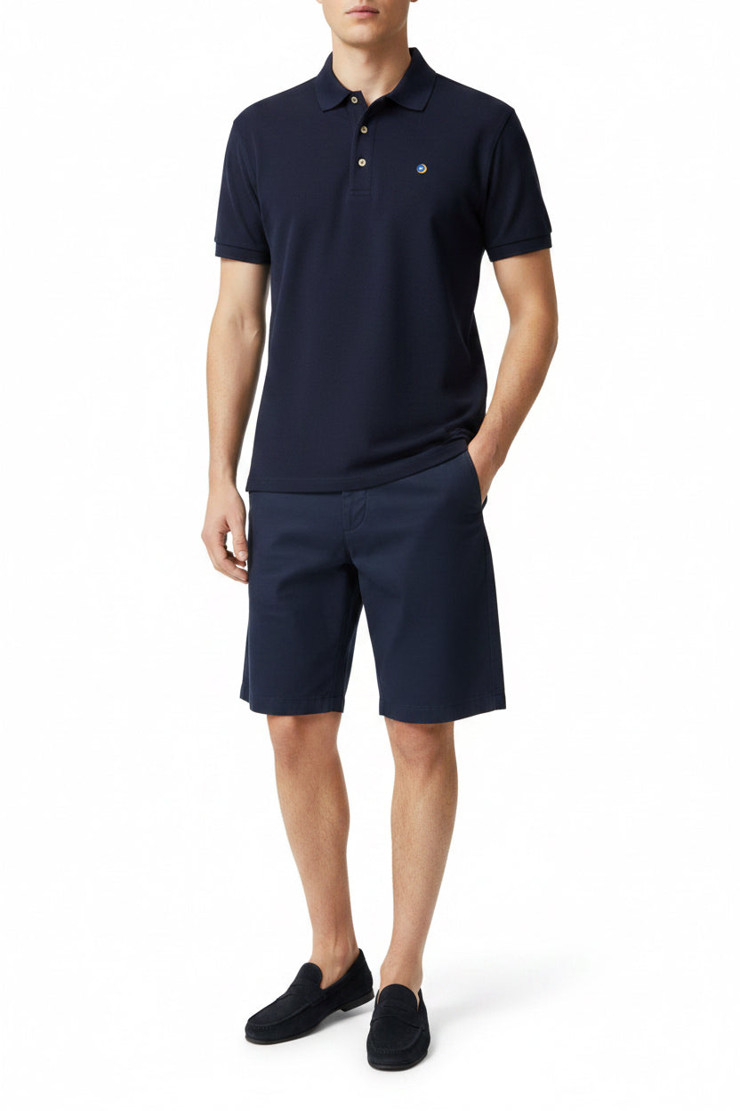 Heavyweight Cotton Pique Polo