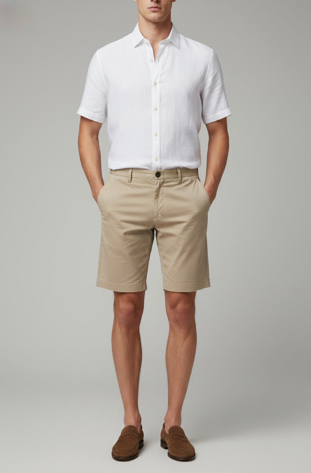 Short Sleeve Shirt Bianco Sartoriale size L