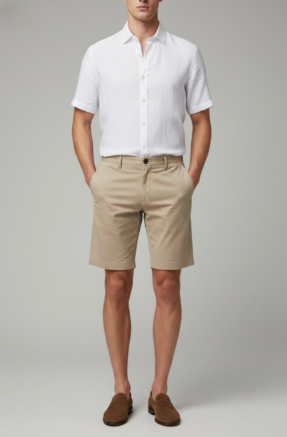 Short Sleeve Shirt Bianco Sartoriale size L
