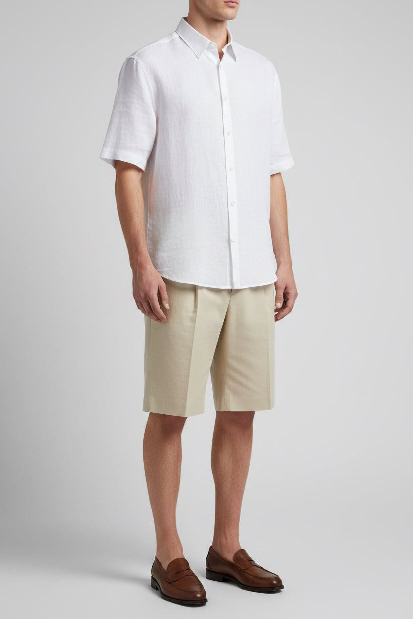 Short Sleeve Shirt Bianco Sartoriale size S
