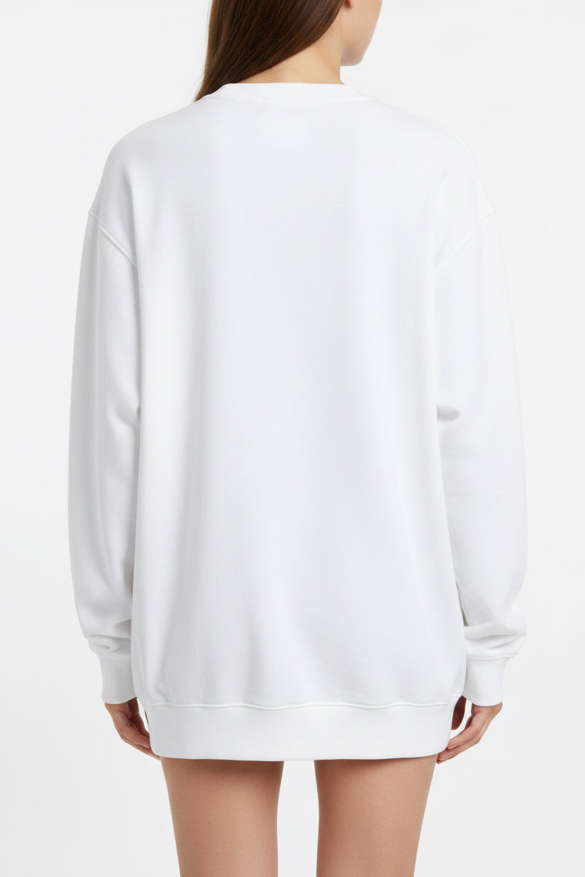 Oversized premium cotton sweatshirt