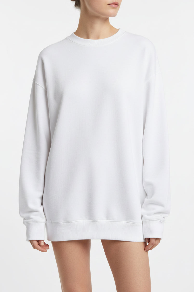 Oversized premium cotton sweatshirt